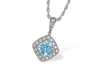 F043-09848: NECKLACE .80 AQUA .93 TGW