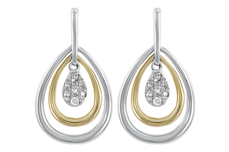 F220-40812: EARRINGS .06 TW