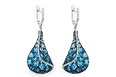 F224-05294: EARR 6.86 BLUE TOPAZ 7.05 TGW