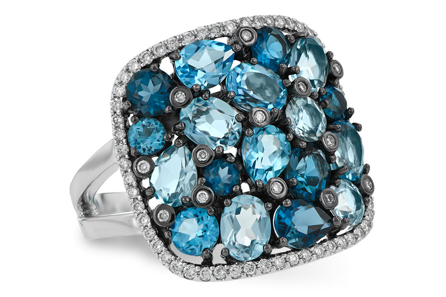 F224-05303: LDS RG 3.67 BLUE TOPAZ 3.94 TGW