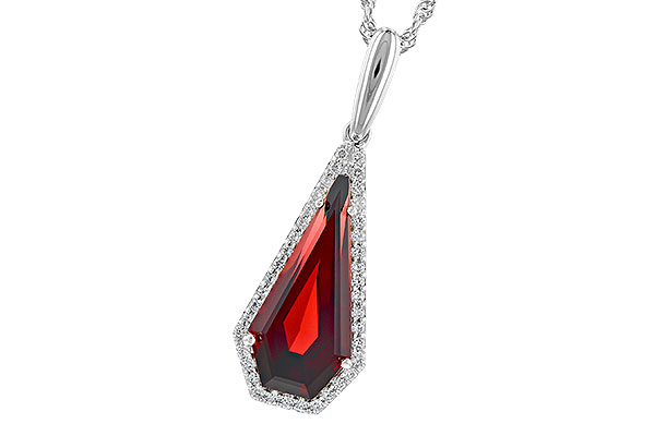 F309-48003: NECK 4.00 GARNET 4.17 TGW