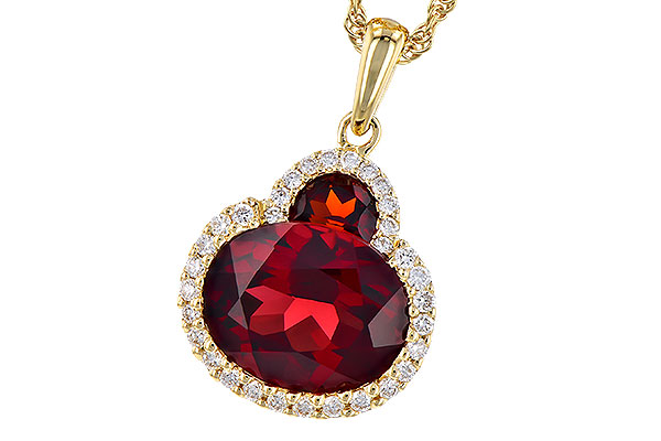 F309-53530: NECK 3.02 TW GARNET 3.16 TGW