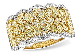 F310-38921: LDS DIA WED RG 1.90 YELLOW DIAS 2.20 TW