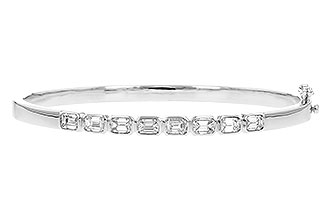 F310-39866: BANGLE 2.00 TW EMERALD CUTS