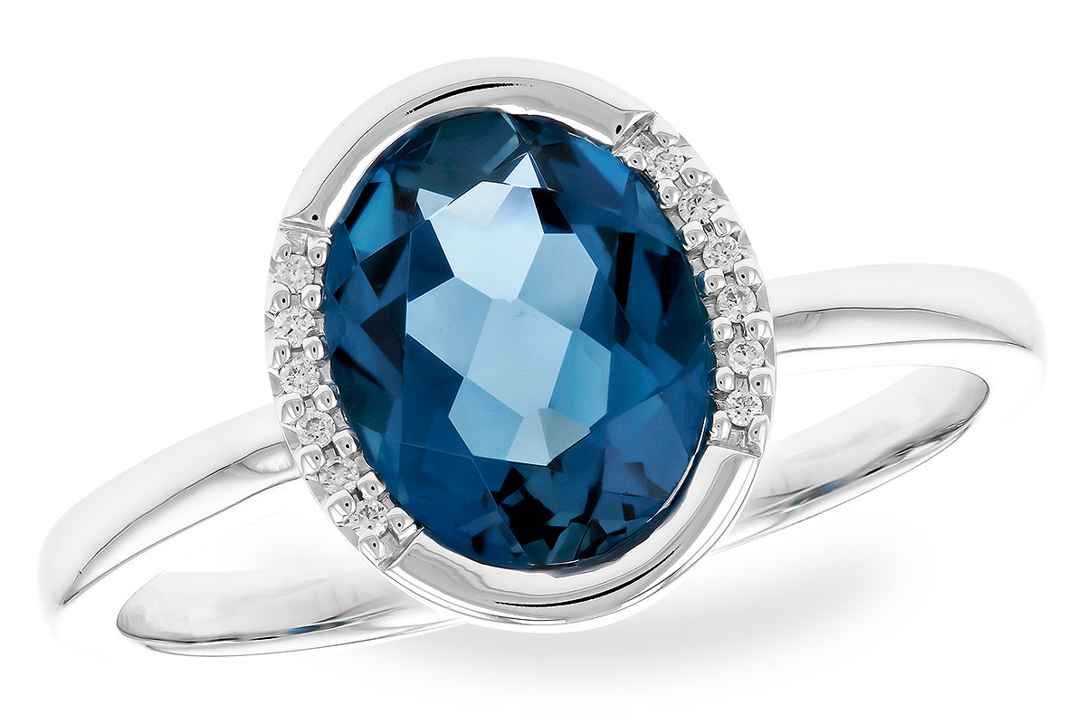 F310-40794: LDS RG 1.90 TW LONDON BLUE TOPAZ 1.93 TGW(9x7 LBT)