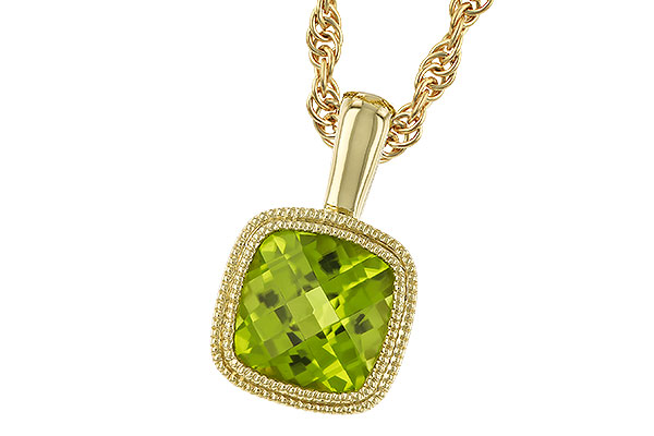 F310-42630: NECKLACE .95 CT PERIDOT