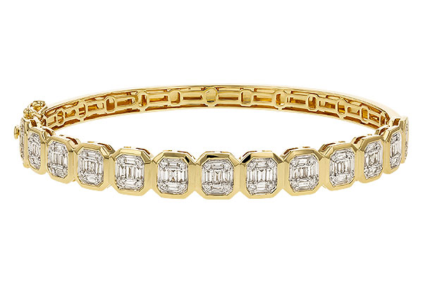 F311-28066: BANGLE .81 TW BAGUETTE 1.00 TW