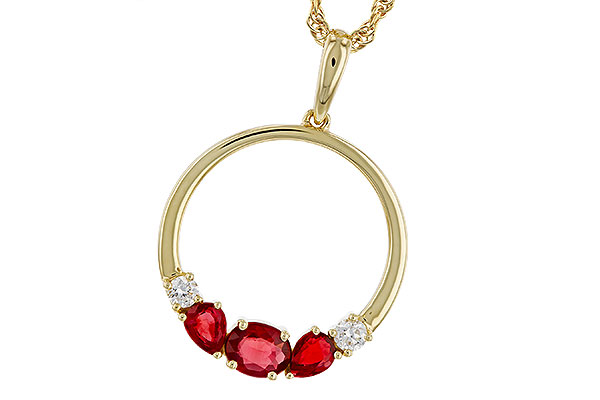 F311-31703: NECKLACE .79 RUBY .89 TGW
