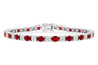 G036-74421: BRACELET 7.10 RUBY 7.92 TGW