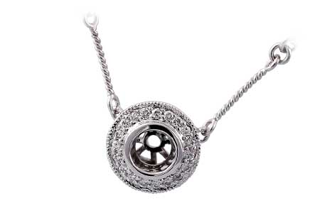 G133-15321: SEMI-NECKLACE .16 TW