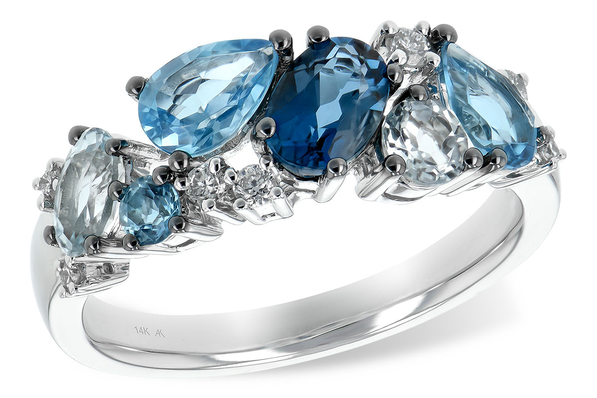 G225-82630: LDS RG 2.05 BLUE TOPAZ 2.16 TGW