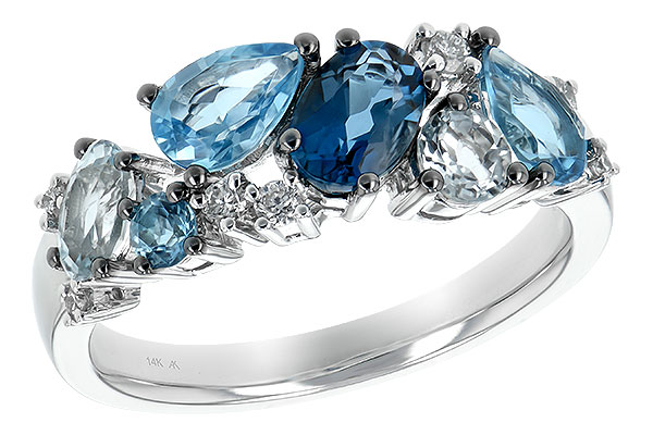 G225-82630: LDS RG 2.05 BLUE TOPAZ 2.16 TGW