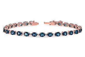 G225-84375: BRACELET 8.97 LONDON BLUE TPZ 9.55 TGW