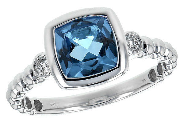 G225-84421: LDS RG 1.57 BLUE TOPAZ 1.65 TGW