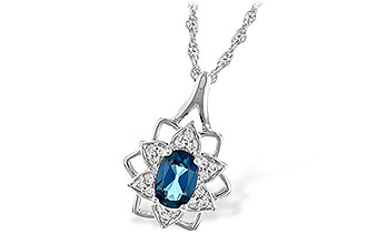 G225-88921: NECK .47 BLUE TOPAZ .56 TGW