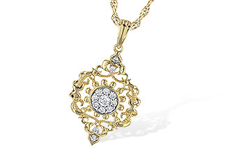 G226-76266: NECKLACE .18 TW