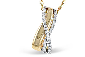 G309-48057: NECKLACE .26 TW