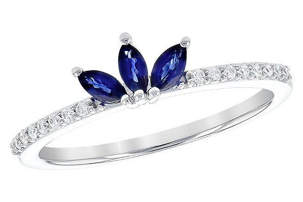 G309-50784: LDS WED RG .28 TW SAPP .36 TGW