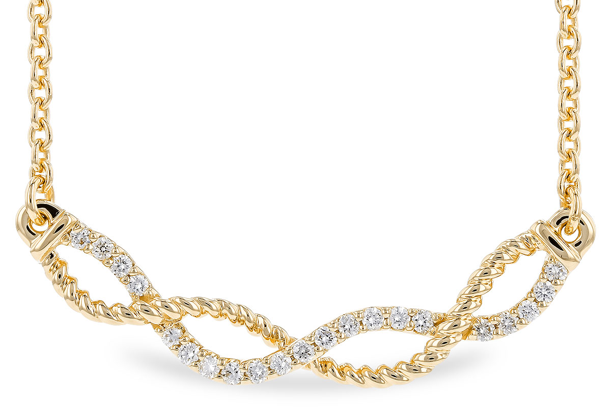 G310-38048: NECKLACE .12 TW (18")
