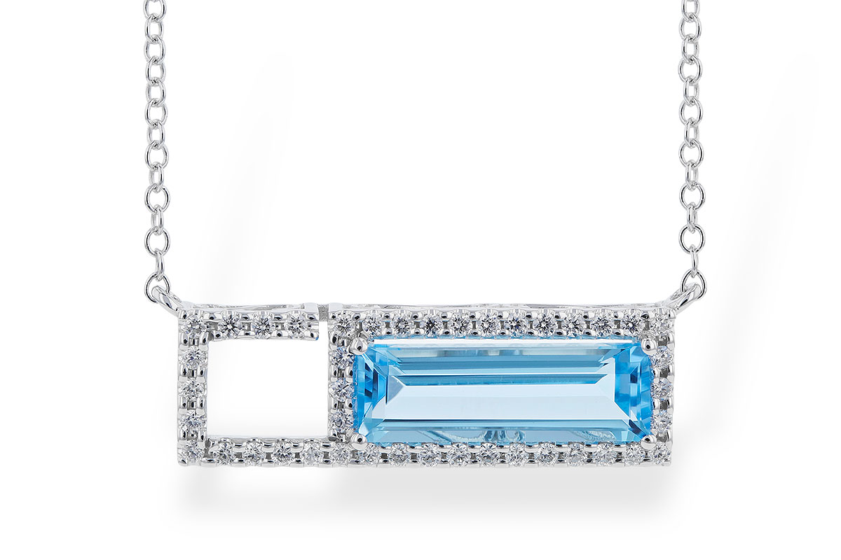 G310-38939: NECK 1.44 BLUE TOPAZ 1.60 TGW