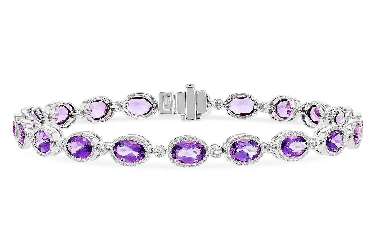 G310-38975: BRACELET 6.86 TW AMETHYST 6.90 TGW