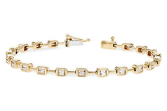 G310-41675: BRACELET .90 TW BAGUETTE