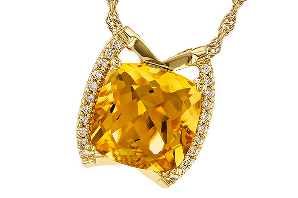 G310-41721: NECKLACE 3.74 CITRINE 3.85 TGW (10MM CIT)