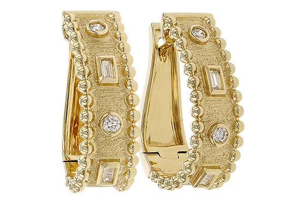 G310-43503: EARRINGS .09 BAG .18 TW