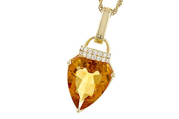 G310-43530: NECKLACE 3.12 CITRINE 3.18 TGW (12x10MM CIT)