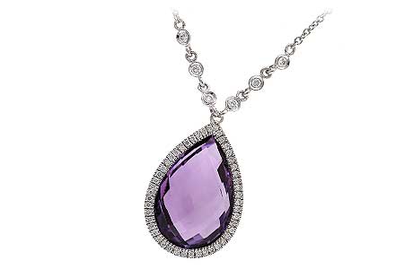 H220-38012: NECK 9.30 AMETHYST 9.56 TGW