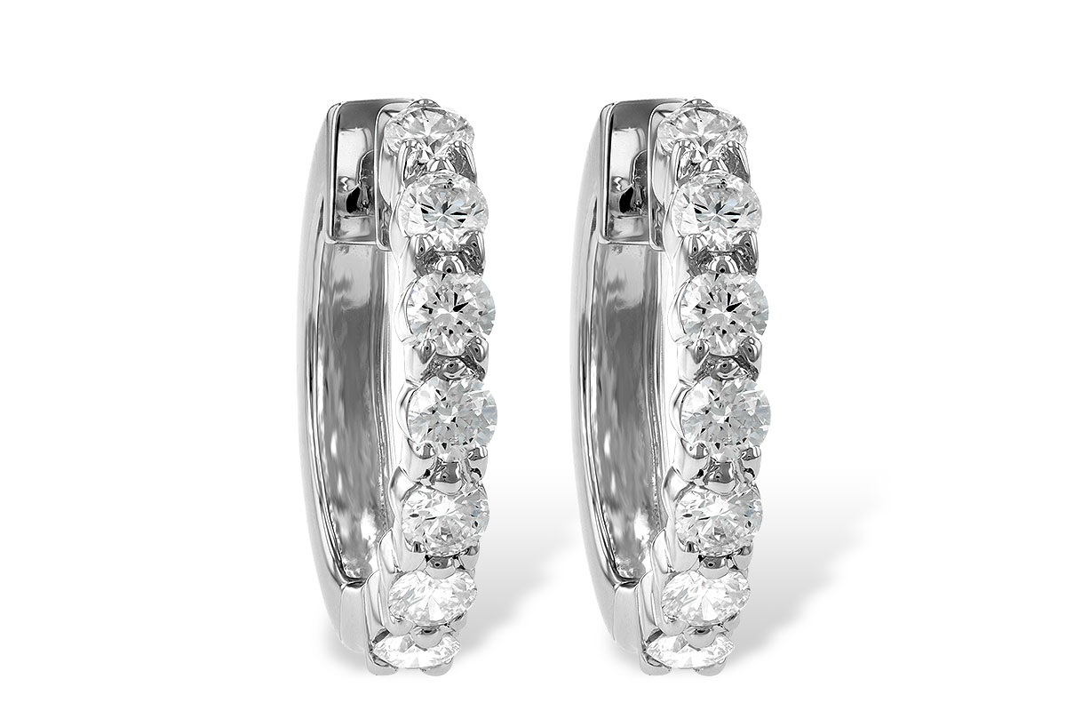 H222-21657: EARRINGS 1.00 CT TW