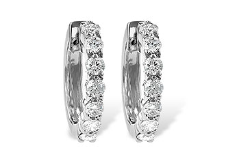 H222-21657: EARRINGS 1.00 CT TW