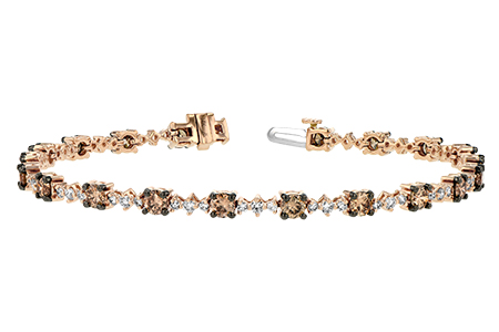 H224-97130: BRACELET 3.05 BROWN DIA 4.10 TW