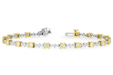 H224-97175: BRACELET 2.80 YELLOW DIA 4.01 TW