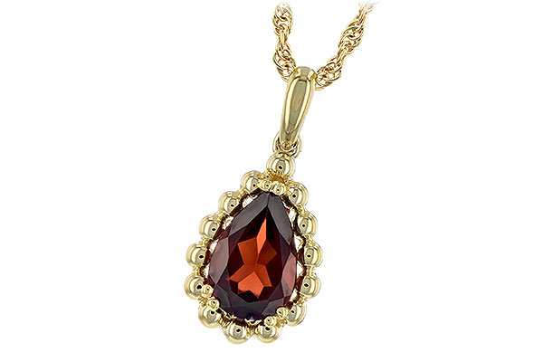 H225-86257: NECKLACE 1.38 CT GARNET