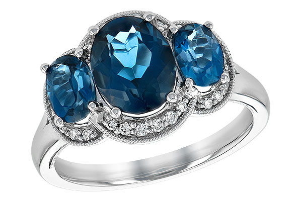 H225-88930: LDS RG 4.20 BLUE TOPAZ 4.33 TGW