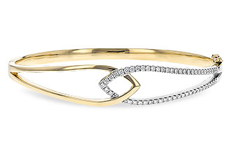 H225-89893: BANGLE BRACELET .50 TW