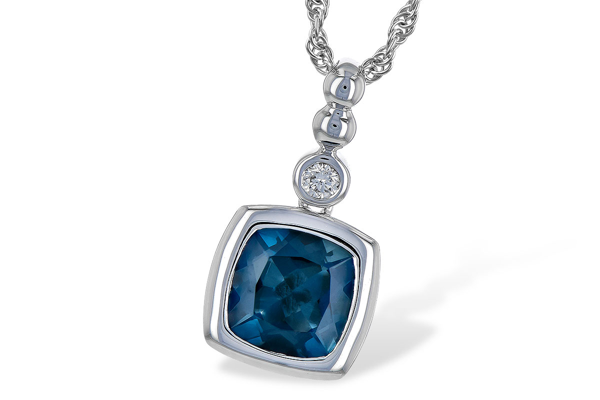 H226-76193: NECK 1.50 LONDON BLUE TOPAZ 1.54 TGW