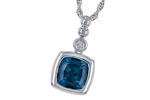 H226-76193: NECK 1.50 LONDON BLUE TOPAZ 1.54 TGW