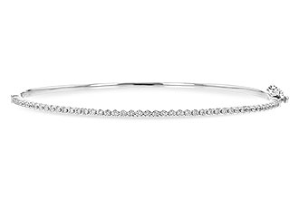 H226-81712: BANGLE BRACELET .50 TW