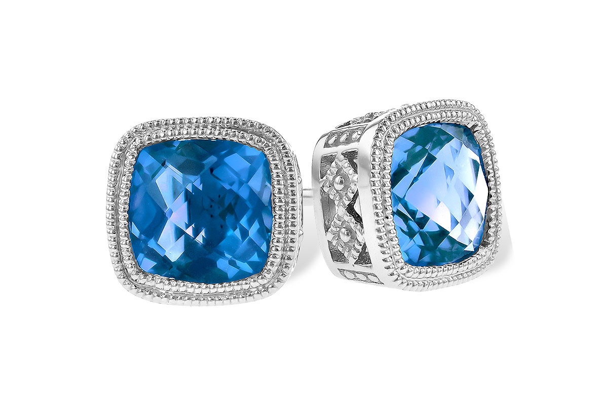 H309-47093: EARR 2.20 TW BLUE TOPAZ