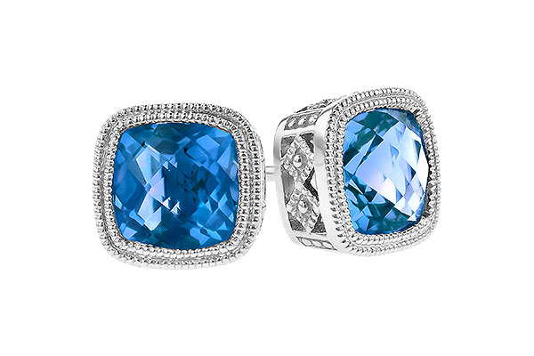 H309-47093: EARR 2.20 TW BLUE TOPAZ