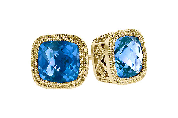 H309-47093: EARR 2.20 TW BLUE TOPAZ