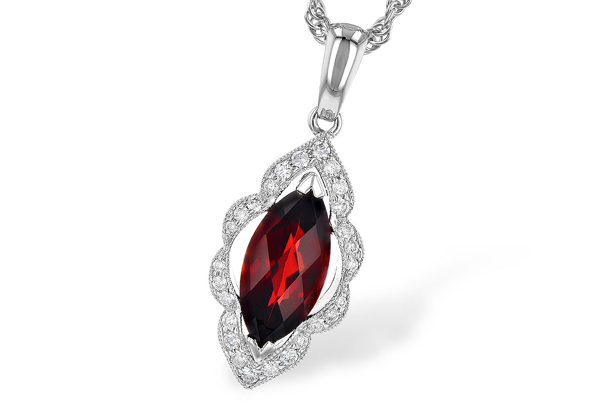 H309-53466: NECK 1.25 GARNET 1.36 TGW