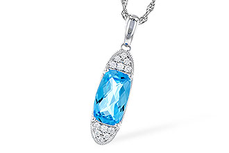 H310-37121: NECK 2.02 BLUE TOPAZ 2.12 TGW