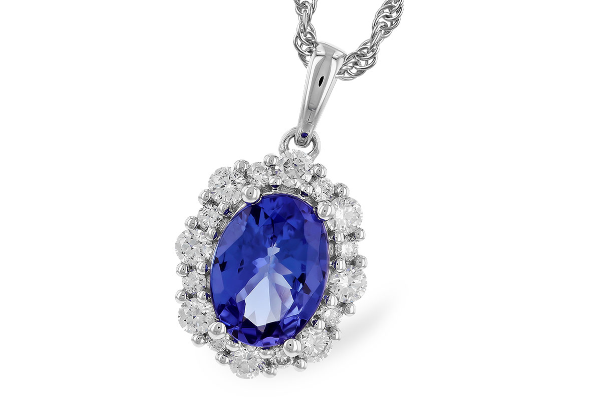 H310-40812: NECK 1.02 TANZANITE 1.32 TGW (8x6 OVAL)