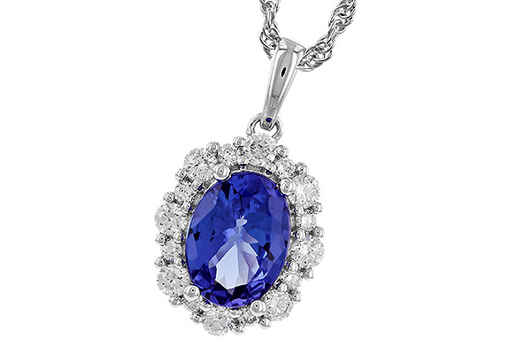 H310-40812: NECK 1.02 TANZANITE 1.32 TGW (8x6 OVAL)