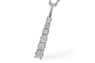 H310-45284: NECKLACE .25 TW