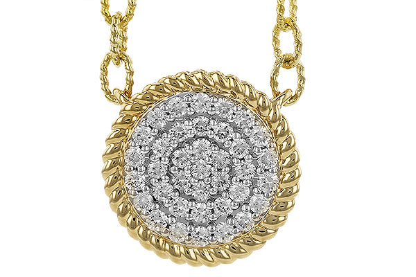 H310-45312: NECKLACE .32 TW (18")