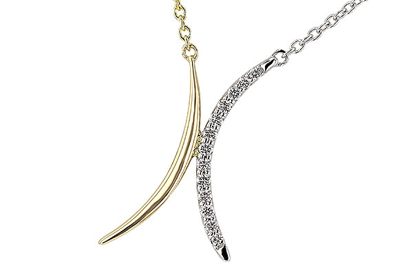 H311-28030: NECKLACE .14 TW (18")